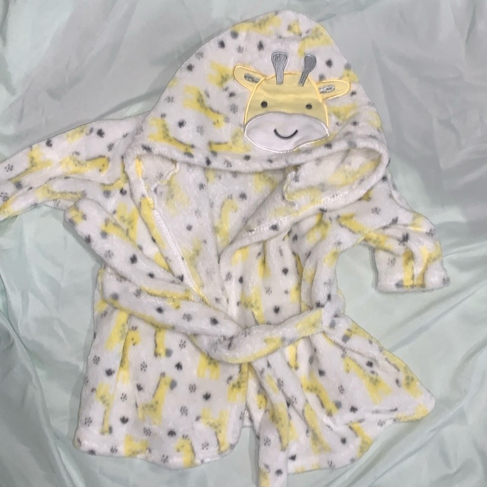 Baby plush robe